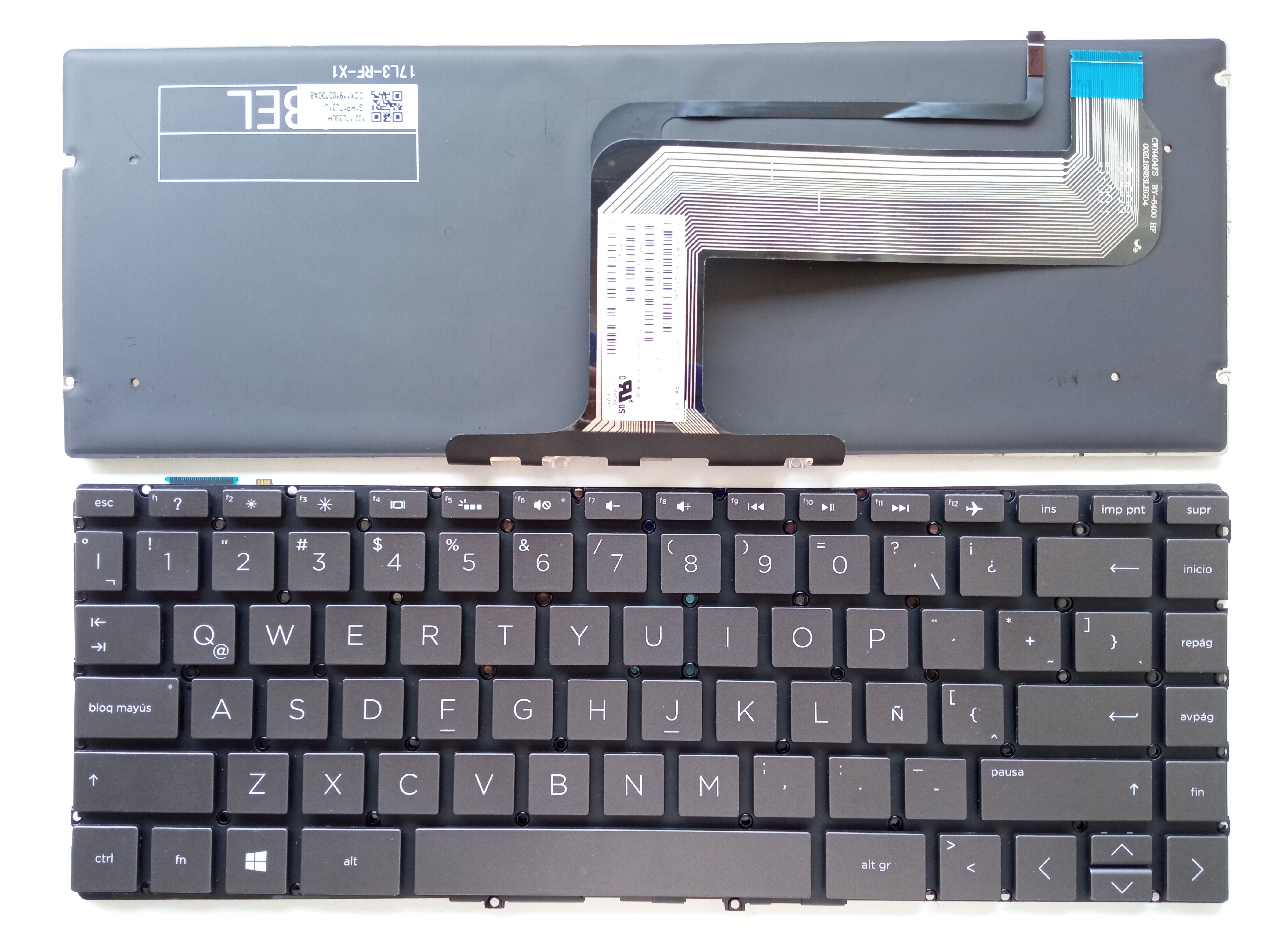 Picture of New Replacement Laptop Keyboard For HP 13-AK small carriage return Brown Backlit LA Layout